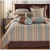 CassidyStripe10PieceKingComforterSet