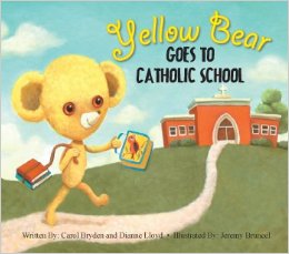 YellowBearGoestoCatholicSchool