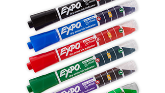 EXPO dry erase ink indicator markers