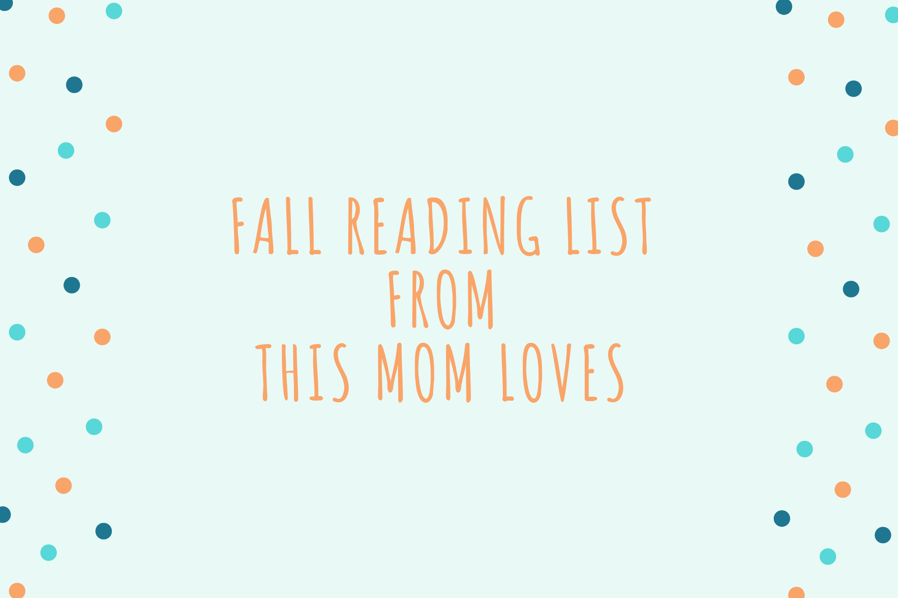 Summer reading list (5)